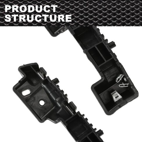 CNNELL Bumper Brackets Retainer Front Driver and Passenger Side Compatible with Chevy Malibu 2016-2022 Bumper Bracket Set 84650636 84081022 GM1043137 84650637 84081023 GM1042137 in Kuwait