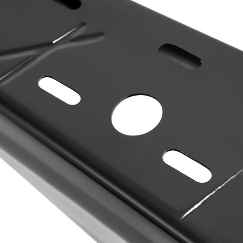 KUAFU Rear Bumper End Cap Compatible with 2015-2020 Ford F150 FO1102382 W/O Parking Sensor Hole Steel Bumper Guard Pad Cover Steel Powder Coated Black (2Pcs) in Kuwait