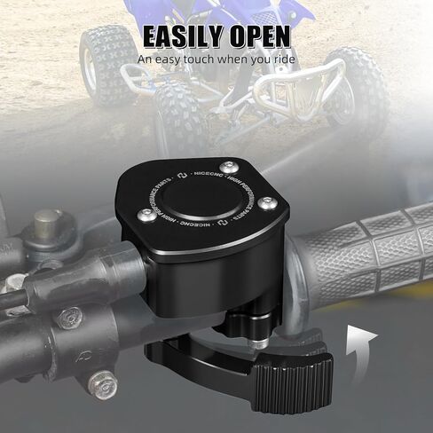 NICECNC Thumb Throttle Assembly Compatible with Yamaha Raptor 700 YFM700R 2006-2023, 700R 2009-2023, 660R YFM660R 2001-2005, Blaster 200 YFS200 1988-2006, Black in Kuwait