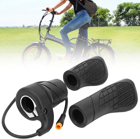 Half Throttle for EBIKE, Electric Speed Throttle Handlebar Grip Modified Thumb Throttle Part for Universal Mountain E Scooter in Kuwait