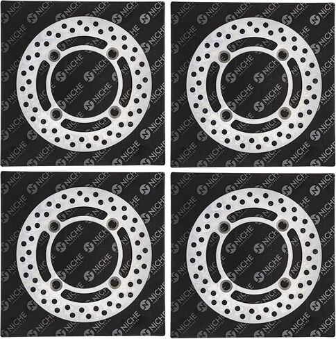 NICHE Front Rear Brake Rotor Set for Polaris RZR 1000 Ranger 800 500 700 ACE 570 900 ATV 4 Pack in Kuwait