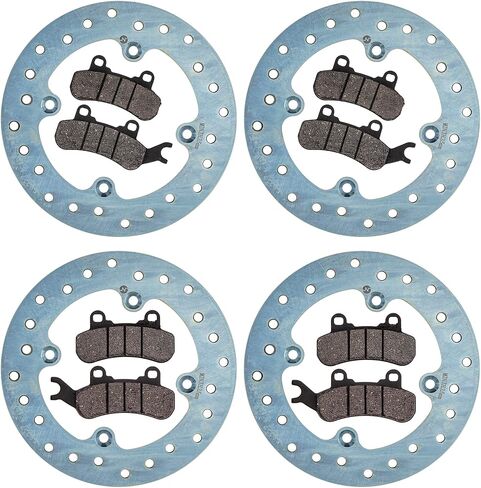 NICHE Complete Brake Pad Rotor Kit for Can-Am Maverick Sport Trail 1000 Commander 1000R 700 705601511 (Semi-Metallic) in Kuwait