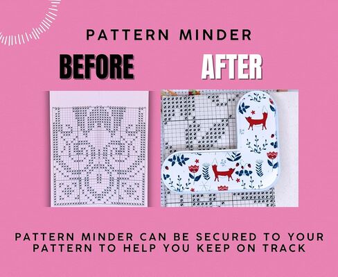 Cross Stitch Accessories Set of 4 Tool for Embroidery Parking Bobbins Cross Stitch Pattern Minder Magnetic Counter Embroidery Kit for Beginners Thread Organizer Tools Sewing notions Accessory in Kuwait