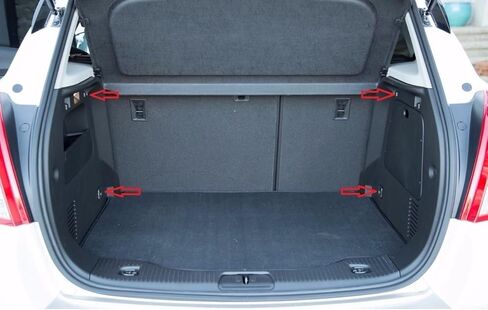 Envelope Style Trunk Mesh Rear Cargo Net for Chevrolet Trax LS LT 2013-2022 - Premium Trunk Organizer and Storage - Luggage Net for Crossover - Best Car Organizer for Chevrolet Trax in Kuwait
