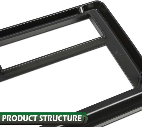 لوحة وجه راديو LQI متوافقة مع Chevy Monte Carlo/تناسب Chevy El Camino 1981 1982 1983 1984 1985 1986 1987 1988 أسود مع زخرفة حمراء in Kuwait
