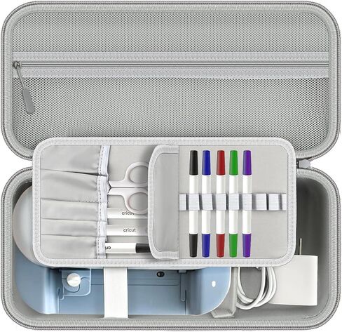 Hard Case for Cricut Joy 2 Compact Cutting Machine, Organizer with Divider for Machine, Scoring Tool & Mat, for hobbyist crafters, beginners, Only Case in Saudi Arabia