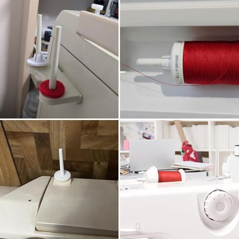3 PCS Spool Pin Cap Set, Thread Holder Accessories Compatible with Janome Singer Viking White Bernina Sewing Machines. in Kuwait
