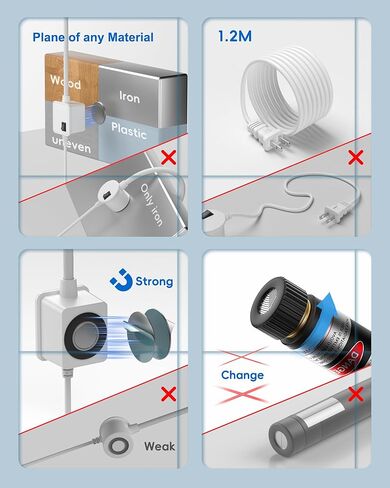 Magnetic Laser Guide Light for Sewing Machine, Adjustable Red Crosshair Positioning Light for Straight Line Sewing Quilting & Embroidery Alignment Tool, 2 Magnetic Mounting Sheet for Non-Metal Machine in Saudi Arabia