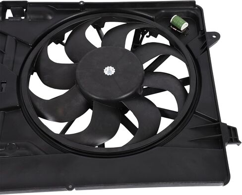 SCITOO Cooling Fan Assembly Replacement for 2014-2021 for Buick for Encore 1.4L 2015-2021 for Chevrolet for Trax 1.4L Replace 621-566 ‎623550 CF12110 95026336 95301357 95322864 in Kuwait