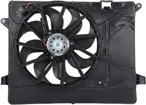 SCITOO Cooling Fan Assembly Replacement for 2014-2021 for Buick for Encore 1.4L 2015-2021 for Chevrolet for Trax 1.4L Replace 621-566 ‎623550 CF12110 95026336 95301357 95322864 in Kuwait