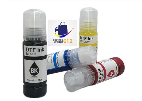Super-Tank DTF T-Shirt Printer with DTF Ink and Powder Pack for Heat Transfers, Easy Filling, Built-in Scanner and Copier - New, Medium DTF Conversion Printer in Kuwait