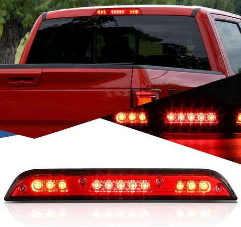 Auto Dynasty LED 3rd Third Tail Brake Light Compatible with 2015-2020 Ford F-150/2017-2020 F250 F350 F450 F550 Super Duty, Chrome Housing Centre High Mount Cargo Lamp in Kuwait
