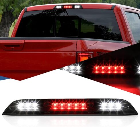 Auto Dynasty LED 3rd Third Tail Brake Light Compatible with 2015-2020 Ford F-150/2017-2020 F250 F350 F450 F550 Super Duty, Chrome Housing Centre High Mount Cargo Lamp in Kuwait