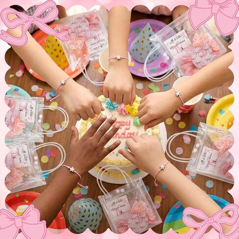 12 Sets Pink Ballerina Party Favors Dance Graduation Gifts Bulk Dance Birthday Party Supplies with Scrunchies Hair Brush Card Compact Mirror Bracelet Bags Ballerina Team Gifts for Women in Saudi Arabia