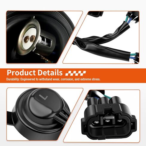 مقبس المصباح الأمامي لهوندا Sportrax 300 400 TRX300EX TRX450 EX/R/ER 2006-2014 33130-HP1-600 in Kuwait