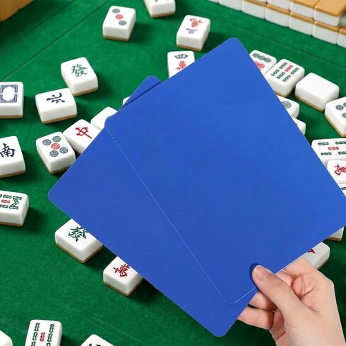 2 Pcs Mahjong Tile Mixer Shuffler, Plastic Mahjong Shuffler Cards for Mixing and Shuffling Tiles Fast Mixing Tool Mahjongs Accessories Gifts for Mahjongs Lovers (Blue) in Kuwait