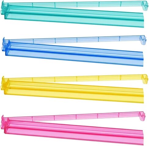SHANZO Mahjong Rack and Pusher Set, 4-Piece Colorful Mahjong Tiles Holder for American Mahjong - Home Game Nights, Gatherings, Travel, 18.5x3.15x0.67 Inch in Saudi Arabia