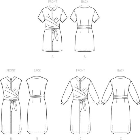 McCalls M8288KK Misses' and Women's Romper, Jumpsuits and Sash Sewing Pattern Kit, Design Code M8288, Sizes 26W-28W-30W-32W in Saudi Arabia