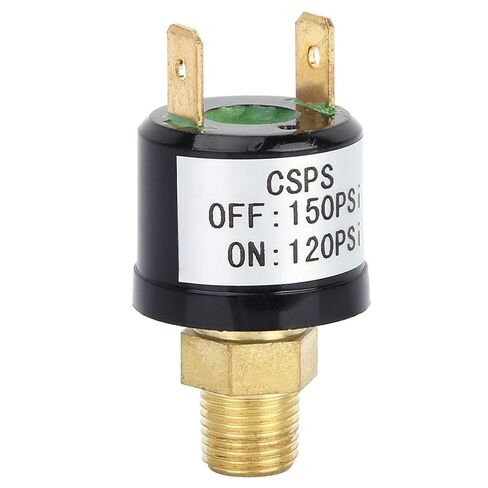 Auto Power OnOff At 120-150 PSI Pressure Control Switch, NO NC Switch Form, Air Compressor with Reliable Control, Ideal for Air Compressor, Automobile Suspension & in Kuwait