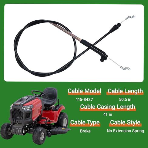 115-8437 Brake Cable Replacement for Toro 22-inch Recycler Lawn Mower – Fits Models 20112 20332 20332C 20334 20334C 20352 20353 20372 20374 20655 20656 20955,for Personal Pace Walk-Behind Mowers in Saudi Arabia