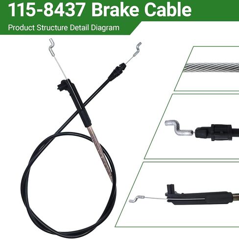 115-8437 Brake Cable Replacement for Toro 22-inch Recycler Lawn Mower – Fits Models 20112 20332 20332C 20334 20334C 20352 20353 20372 20374 20655 20656 20955,for Personal Pace Walk-Behind Mowers in Saudi Arabia