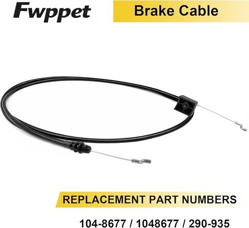 104-8677 Brake Cable for Toro 22" Recycler Walk-Behind Mowers, Replaces 290-935, Fits 20001, 20003, 20005, 20007, 20008 and More in Saudi Arabia