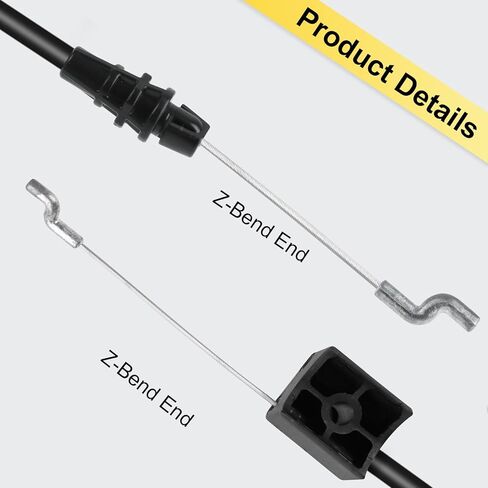 104-8677 Brake Cable for Toro 22" Recycler Walk-Behind Mowers, Replaces 290-935, Fits 20001, 20003, 20005, 20007, 20008 and More in Saudi Arabia