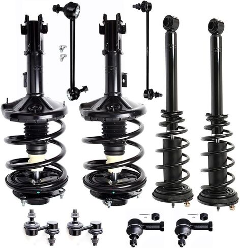 for Mitsubishi for Eclipse 2000-2005 Front Rear Struts Sway Bars Outer Tie Rods Kit in Kuwait