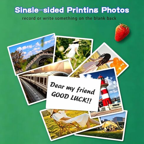 38 Sheets Glossy Photo Paper Instant Dry 8.5 x 11 inches Inkjet Photo Printer Paper for Photos Calendars Brochures Cards DIY Chip Bag in Saudi Arabia