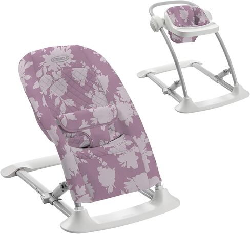 Graco Jumpstart 4-in-1 Adjustable Infant Activity Bouncer & Jumper, Versatile Baby Swing, Floor Seat, and Kids Chair with Snack Tray, Wren in Saudi Arabia