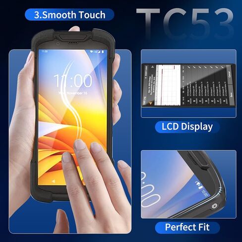 استبدال شاشة LCD TC53 [إصدار جديد 2026] TC58 شاشة تعمل باللمس لـ Zebra TC53 TC58 ماسح الباركود شاشة LCD تعمل باللمس مجموعة رقمية مع واقي الشاشة والأدوات in Kuwait