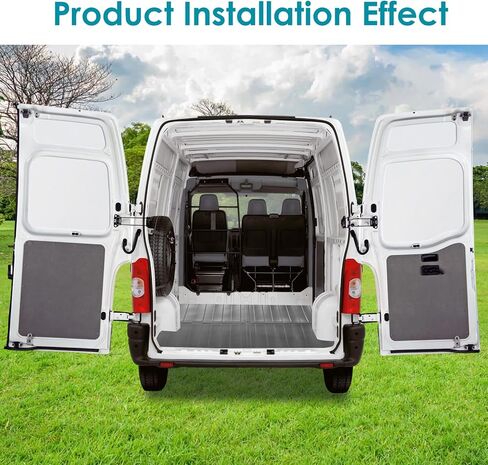 Truck Cargo Mat for Ford Transit/Transit-150/Transit-250/Transit-350 2015-2021,Transit-350HD 2018,All Weather Thick & Durable TPE Rubber SUV Van Truck Bed Cargo Liners,2PCS Full Set in Saudi Arabia