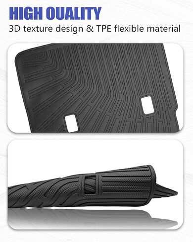 Cargo Liners Backrest Mat for Volkswagen Atlas Cross Sport Accessories 2020-2025 with Hook&Loop Rear Trunk Mat Rear Seat Back Cover Protector All Weather Anti-Slip Split Dog Liner 3 PCS in Kuwait