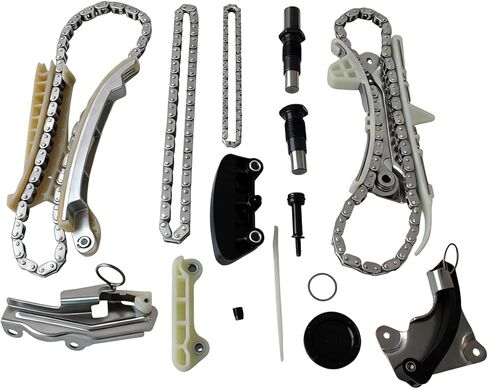 مجموعة سلسلة التوقيت من AUCERAMIC لـ 1997-2010 Ford Explorer، 2005-2010 Mustang، 2001-2010 Ford Ranger & Mazda B4000، 1998-2010 Mercury Mountaineer 4.0L V6 SOHC استبدال # TS20395F in Kuwait