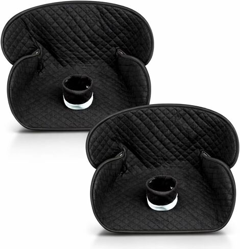 Piddle Pad Car Seat Protector for Toddlers – Waterproof, Non-Slip, Leak-Proof Potty Training Pad for Car Seats & Strollers, Washable, Fits All Seats for Ages 6 Months to 4 Years (Black) in Saudi Arabia