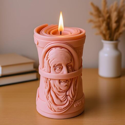 Dollar Candle Mold Dollar Pillar Silicone Candle Molds for Candles Making Resin Casting Aromatherapy Candles Handmade Wax Home Decor in Kuwait