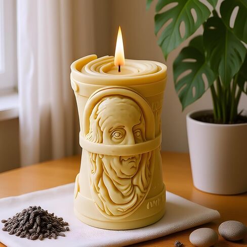Dollar Candle Mold Dollar Pillar Silicone Candle Molds for Candles Making Resin Casting Aromatherapy Candles Handmade Wax Home Decor in Kuwait
