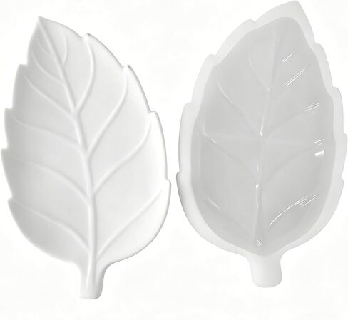 Leaf Tray Silicone Mold, Large Leaf Jewelry Dish Mold for Epoxy Resin, Casting, Soap, Candle Making in Kuwait