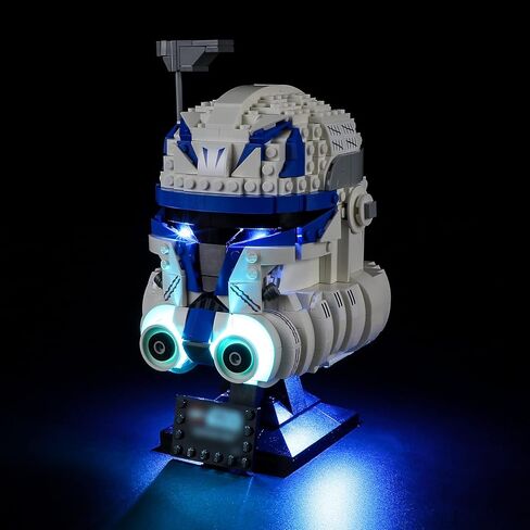 مجموعة إضاءة LED من ManKiaPro لطراز Lego 75349 Star Wars Captain Rex خوذة مكعبات البناء (أضواء فقط، لا توجد مجموعة Lego) in Kuwait