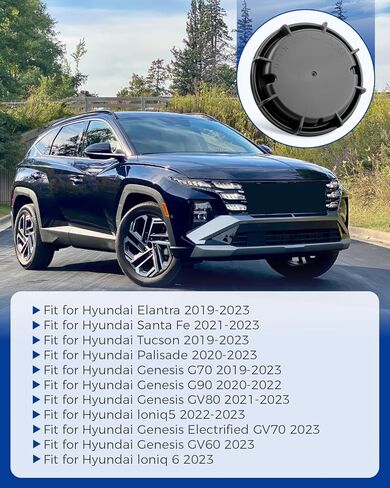 ANODZU Headlight Dust Cover Cap Fit for Hyundai Elantra, Santa Fe, Tucson, Palisade, Genesis G70/G90/GV80/GV60/GV70, loniq5, loniq 6 2019 2020 2021 2022 2023, Replace 92140-H8000 92140H8000 in Kuwait