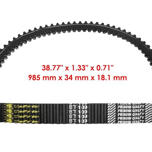 Caltric Aramid Drive Belt Compatible with Bombardier Can-Am Renegade 500 EFI 4X4 2008-2015 / Renegade 800R EFI 4X4 2009-2015 / Renegade 850 EFI 2016-2024 in Kuwait