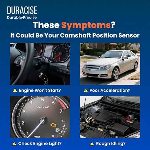 مستشعر موضع عمود الحدبات DURACISE متوافق مع مرسيدس بنز C230، C300، C350، E350، ML320، ML350، CLS550، S550، GL450 & Dodge & Freightliner Sprinter 3500 | تصنيع المعدات الأصلية # 5101122AA، 0041530728 in Kuwait