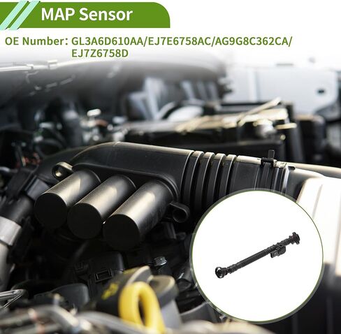 Manifold Absolute Pressure MAP Sensor for FORD Escape SE 2019-2021 No.GL3A6D610AA/EJ7E6758AC/AG9G8C362CA/EJ7Z6758D 1 Pc in Kuwait