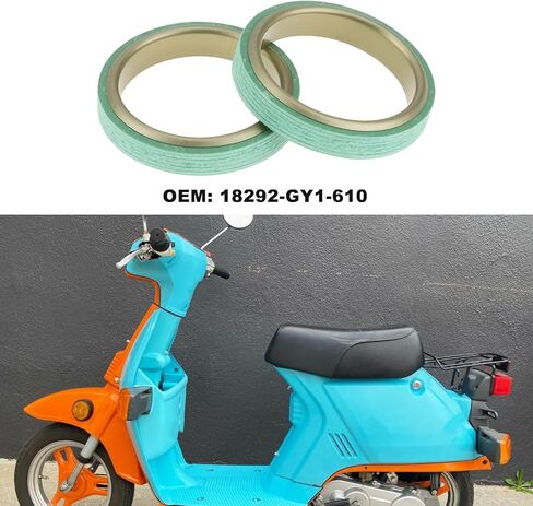 SING F LTD 5pcs Motorcycle Exhaust Gaskets 18292-GY1-610 23x30x3mm Compatible with Honda Spree Elite 50 in Kuwait