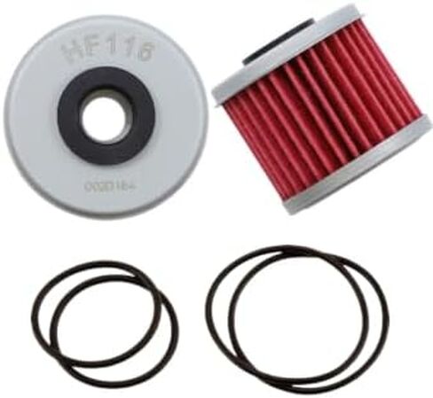 Moto-House MX Oil Change Kit (2 Oil Filters & O-Rings) Compatible with 2019-2026 Honda CRF450R, CRF450RL, CRF450RX, CRF450X, and 2019-2020 CRF450L in Kuwait