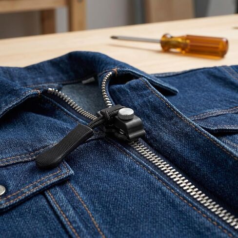 3PCS Zipper Pull Replacement Set, Detachable Pull Tabs in Small Medium Large Sizes, Quick Install Fix Kit for Bags Jackets Repair in Kuwait