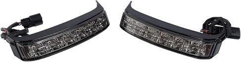 مصباح LED للتشغيل/الفرامل/الدوران يناسب موديلات Harley Davidson Touring 2014-في وقت لاحق FLHTCU، FLHTCUL، FLHTK، FLHTKL، FLTRU و2016-في وقت لاحق FLHTKSE وFLTRUSE، عدسات مدخنة/مبيت كروم/أضواء حمراء in Kuwait