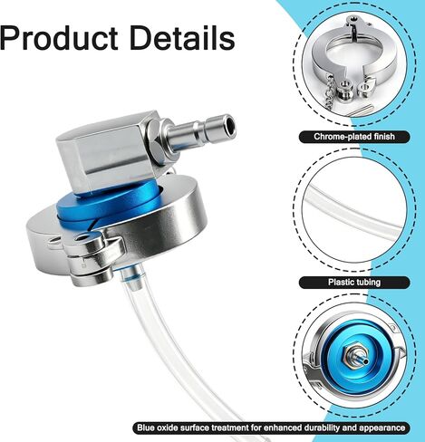 43mm Brake Bleeder Adapter Compatible with Toyota and Lexus, Aluminum Master Cylinder Cap for Brake Bleeder Kit & Pressure Bleeding System, Secure Seal Brake Service Tool for Auto Maintenance in Saudi Arabia