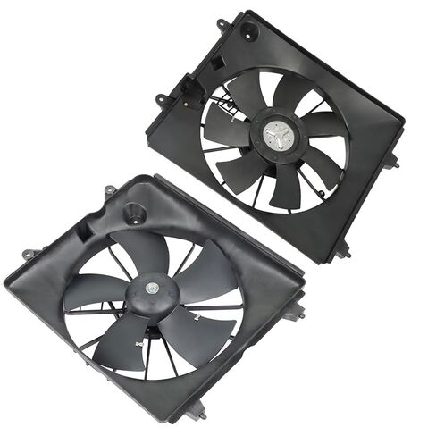 Radiator Cooling Fan and A/C Condenser Fan Left and Right 2 Pcs Replacement for Honda CR-V 2.4L L4 2007-2009 HO3120102 HO3110116 in Saudi Arabia