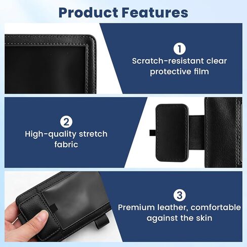 3 in 1 Sunglass & Photo Holder for Car, Car Visor Sunglasses Holder Clip, Sunglass Holder with Strong Magnetism in Kuwait